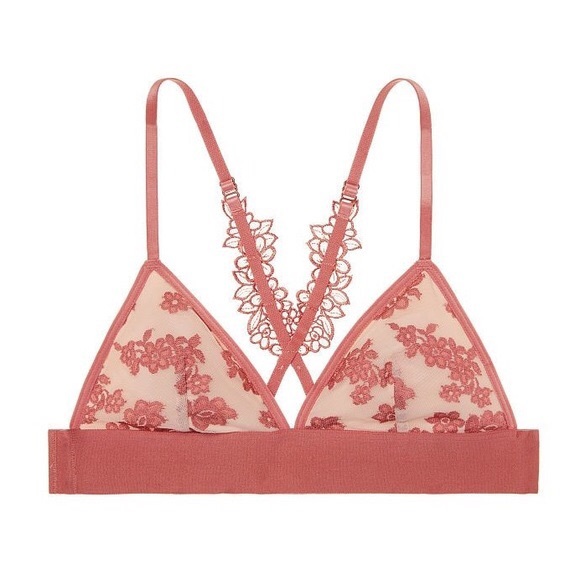 Victoria's Secret PINK Lace Triangle Bralette - Picture 1 of 5
